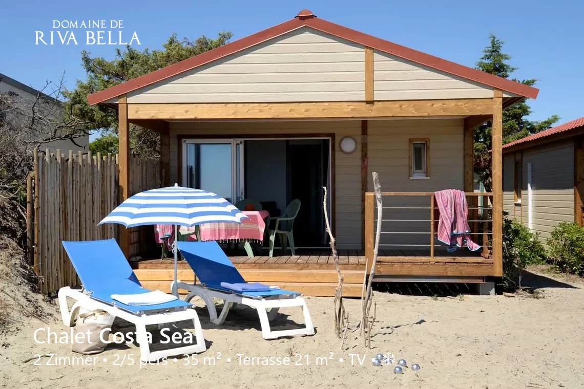 Location naturiste Corse - Chalet Costa Sea 01